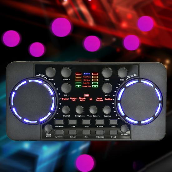 V300 PRO Удобная звуковая карта Bluetooth Solid Black Long Endurance