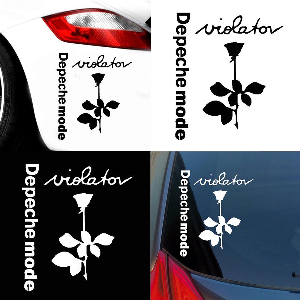 Стильный Depeche Mode Violator Rose Flower Автомобиль Светоотражающие наклейки Наклейка Декор Авто наклейки