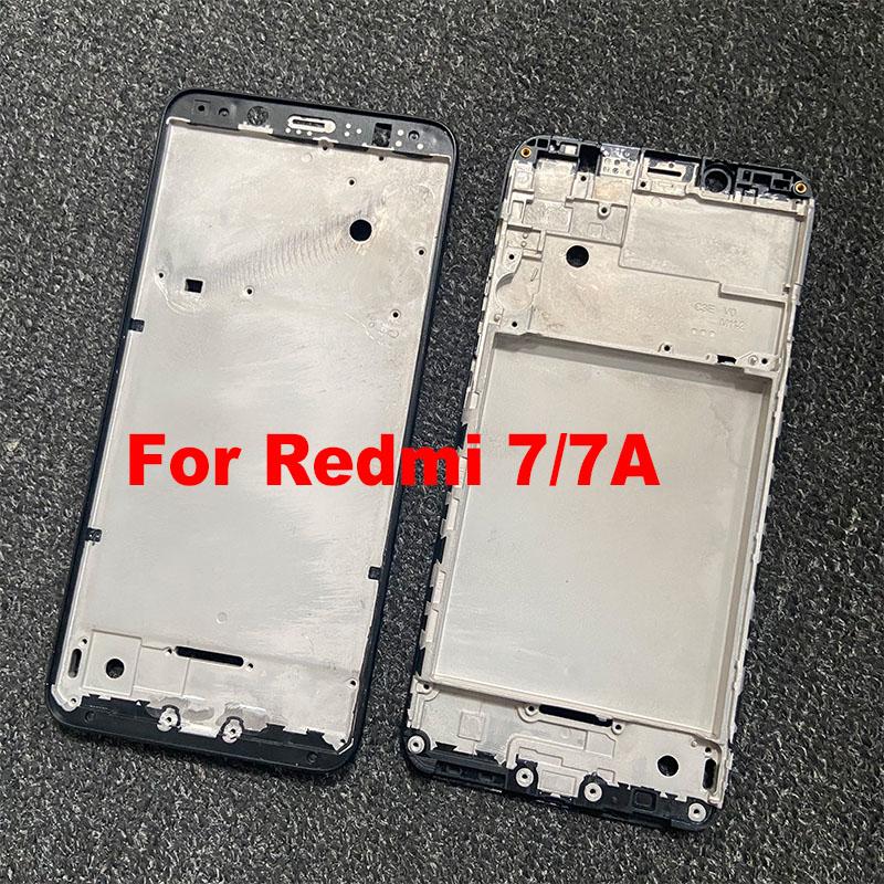 New For Xiaomi Redmi 7A 7 Middle Frame Front Bezel Housing Back Mid Plate Models Lcd Supporting Holder