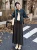 Ретро Корейская Двухцветная Джинсовая Куртка Max Daex, Универсальный Рабочий Топ Осеннего Стиля