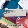 Мини швейная машинка электрическая портативная швейная машинка ручной беспроводной швейный инструмент для быстрого шитья для дома, путешествий и самостоятельного изготовления