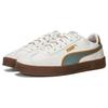 Puma Клубные Ретро Преп Унисекс Белые Серые Зеленые Низкие Повседневные Кроссовки 389404-02