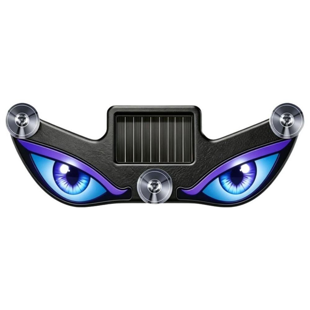 Suction Cup Mount Car Ambient Light Blinking Moving Eyes Anti-Rear-End Light  Universal Car Fit