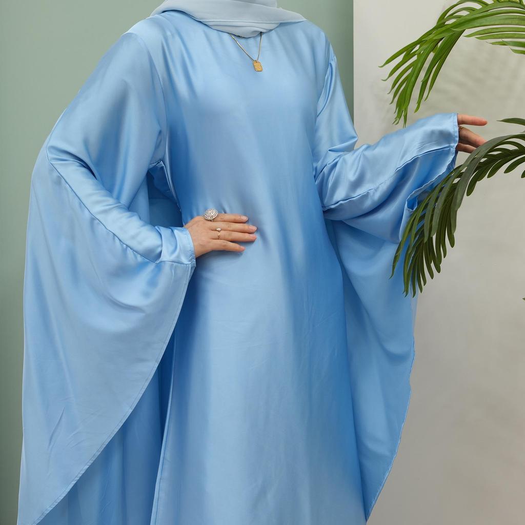 Loriya Dubai Весна-Лето Платье для вечеринки из высокоплотного эластичного атласа LR803