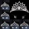 Новая свадебная корона, повязка на голову, свадебная корона, аксессуары для свадебной вечеринки, женские модные аксессуары для волос, подарочные ювелирные изделия