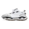 Fila KM2 Lux Удобная Модная Легкая Прочная Обувь Кэжуал с Низким Верхом Мужские Кроссовки Белый Серый F12M513115FWD