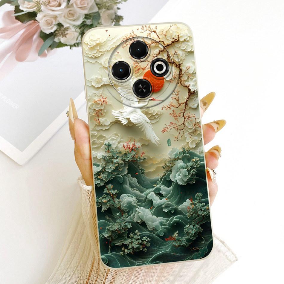 For Tecno Spark 30C 30 4G 30Pro Cute Cat Flower Butterfly Cartoon Phone Case For Spark30 Pro 30C Shockproof Soft Silicone Cases