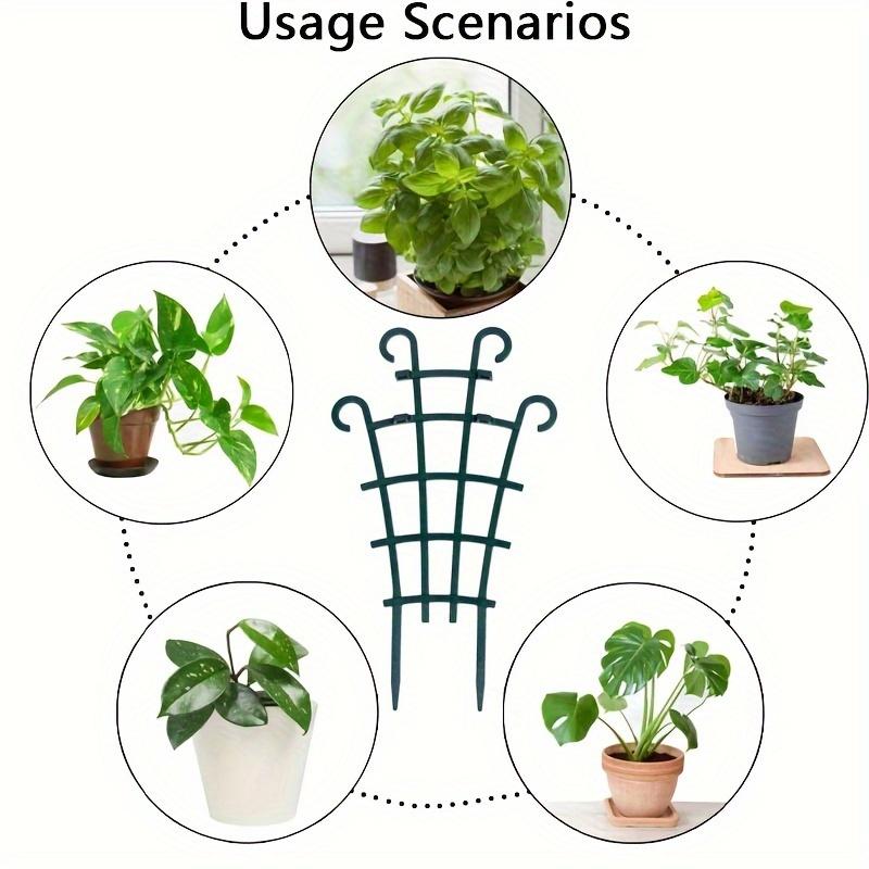 2/4/5 шт. штабелируемых опор для растений - прочная пластиковая решетка для использования в помещении и на улице, идеально подходит для винограда, роз, овощей