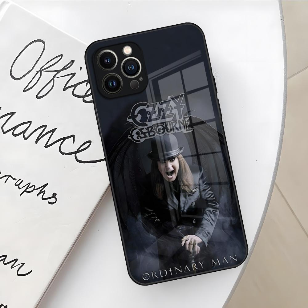 Чехол для телефона Rock Band O-Ozzy Osbourne для Iphone 16 15 14 12 11 13 Pro Max Mini X Xr Xs Se 8 Puls стеклянный Чехол