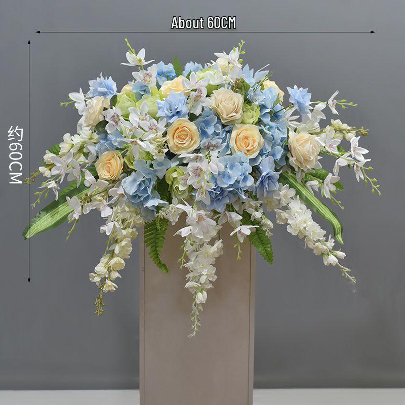 Luxury Business Podium Stand with Artificial Flower Decoration: Perfect for Speeches or Kindergarten Events