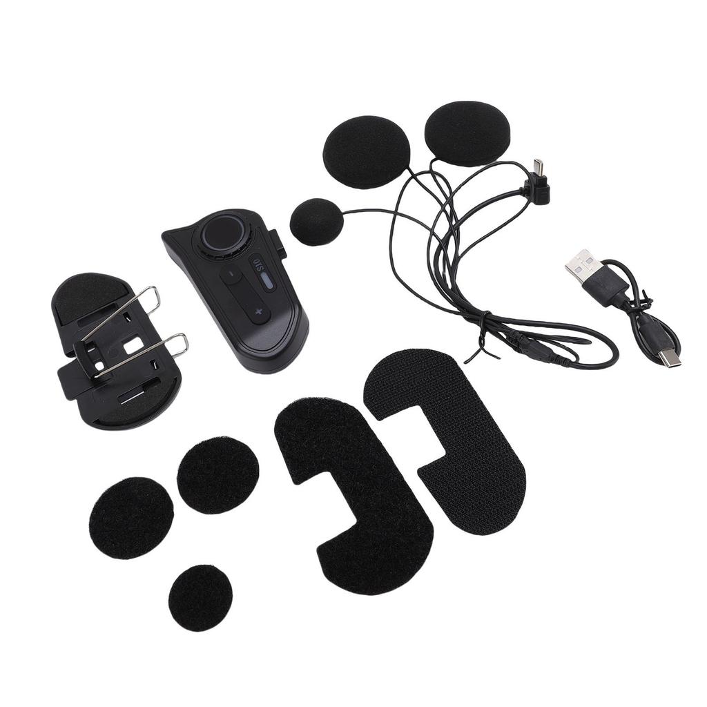 Мотоциклетная гарнитура беспроводная Bluetooth водонепроницаемая пыленепроницаемая с шумоподавлением мотоциклетный наушник для различных шлемов