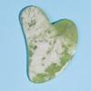 Heart-Shaped Hetian Jade Gua Sha Board for Facial and Body Massage