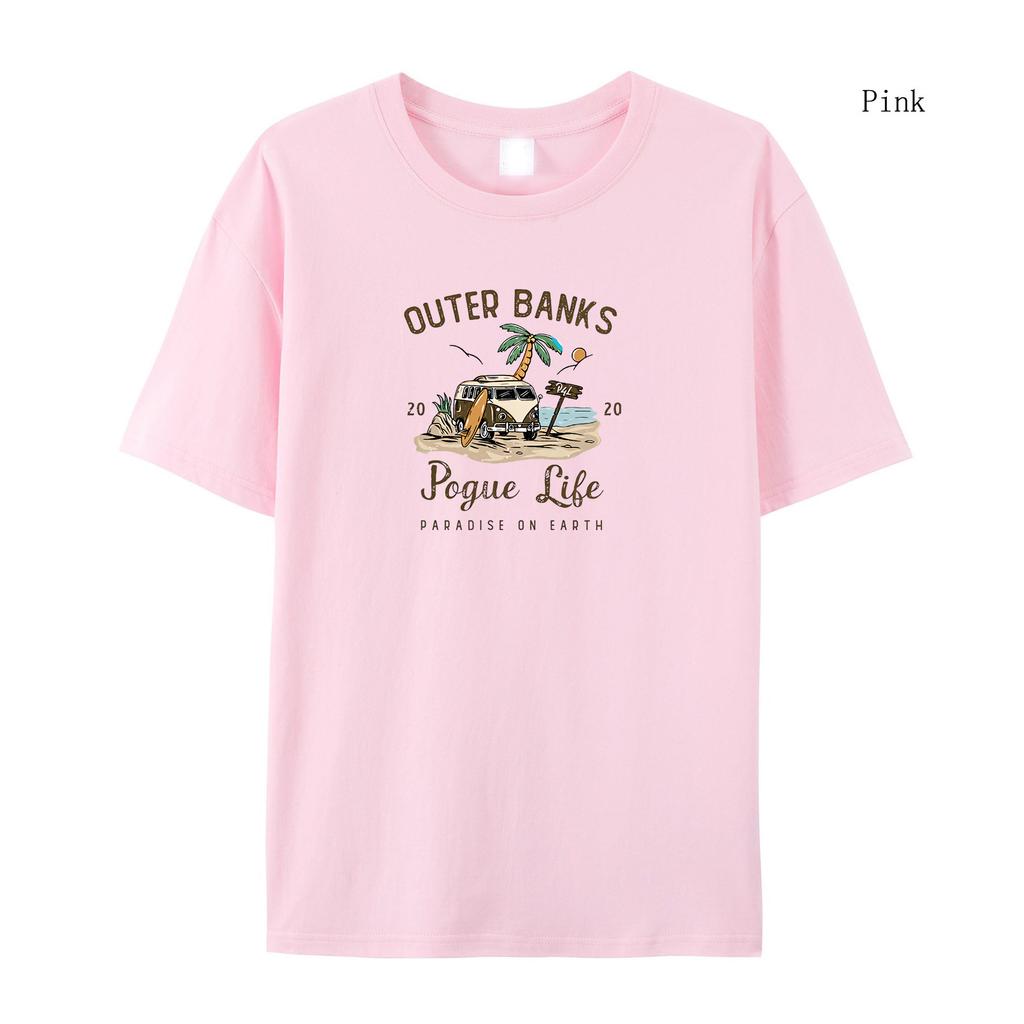 Женская летняя футболка с короткими рукавами, футболка Outer Banks, футболка Pogue Life, женская футболка с короткими рукавами, топы