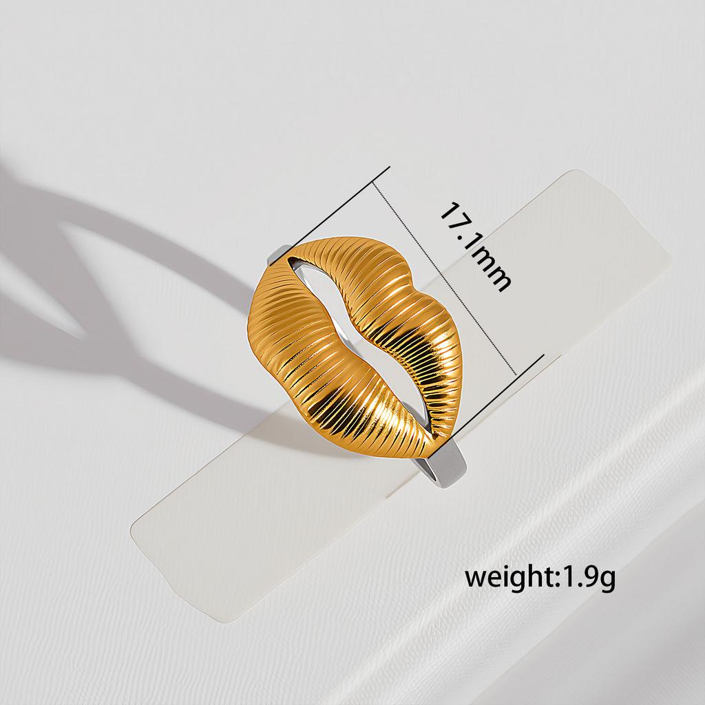 Fashion Geometric Rings for Women Gold Silver Color Stainless Steel Adjustable Ring Wedding Party Fashion Christmas Jewerly Gift