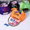 Halloween Loot Party Kids Pumpkin Trick Or Treat Tote Bags Candy Bag Halloween Candy Storage Bucket Portable Gift Basket