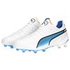 Puma King Ultimate FG AG Pursuit Pack Women Sneakers White Black Blue-Glimmer 107262-01