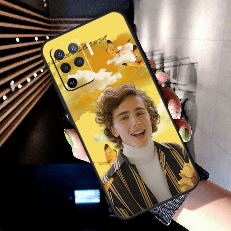 Тимоти Шаламе Актер Чехол Для Oppo A74 A54 A94 A80 A60 A40 A18 A38 A58 A78 A98 A96 A76 A16 A15 A17 A57 A77 A5 Pro