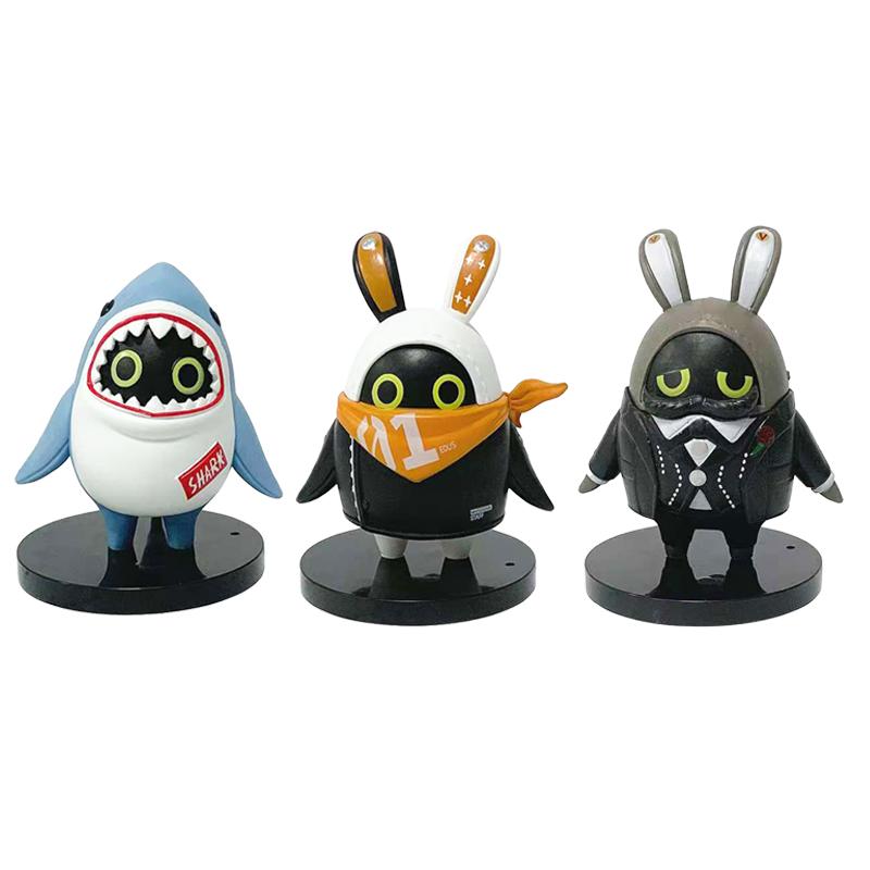 Новая фигурка Zenless Zone Zero Bangboo EOUS Sharkboo Amillion Милые мультяшные аксессуары ПВХ Мягкая резина 3D фигурка Украшение Подарки