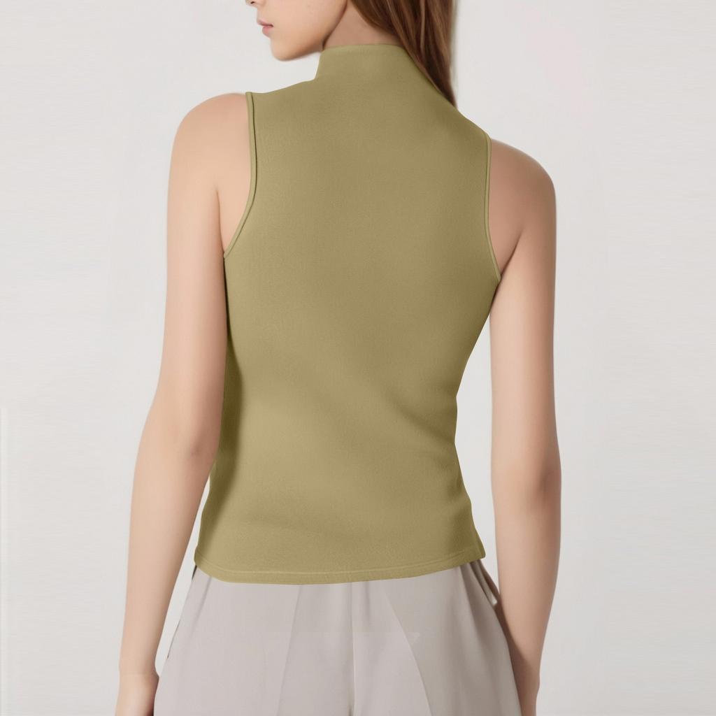 Женский хлопковый жилет с коротким рукавом и безрукавкой