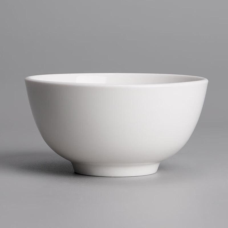 Керамическая рисовая миска Guroo 4,5 дюйма, чисто белая