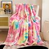 Blanket, Plush Tie Dye Blanket, Warm Blanket