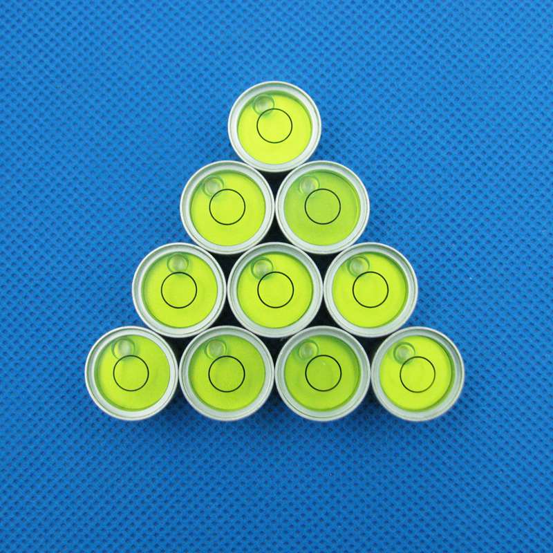 Пузырьковый уровень для центральной штанги 19*11 мм Мини-спиртовой уровень Круглый металлический горизонтальный шарик для GPS RTK SOUTH SANDING