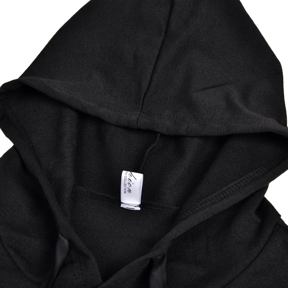 Женская модная толстовка с капюшоном с буквенным рисунком, повседневное облегающее короткое платье с коротким рукавом и молнией на шнурке