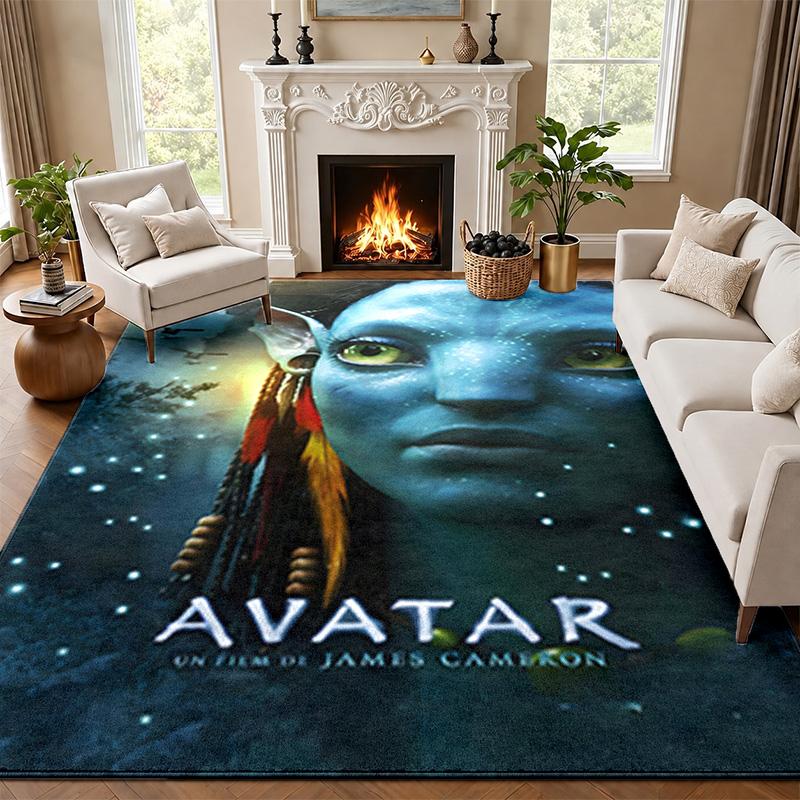 Avatar Carpet Door Mat for Living Room or Bedroom Protective Mat Under Chair Office Decoration Christmas Gift Birthday Present