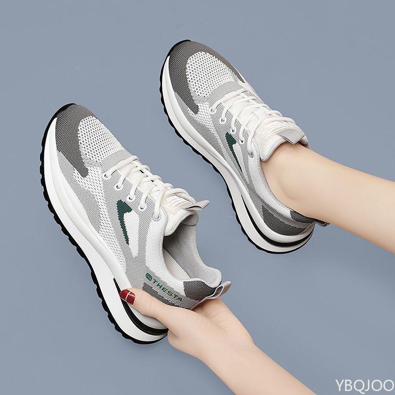 Модная осенняя женская спортивная обувь - дышащая удобная обувь для бега, мягкая подошва, легкая, с защитой от запаха. Женская обувь