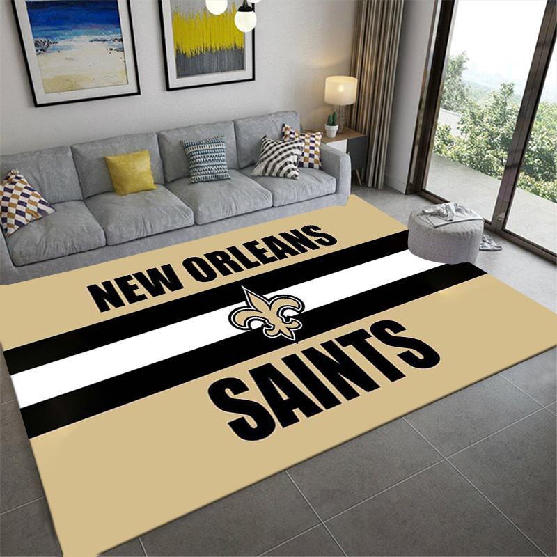 New Orleans Saints Carpet Rug for Living Room Bedroom Home Sofa Decoration,Kids play Non-slip Floor Mat