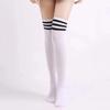 Japanese Sexy Black White Striped Long Socks Cute Jk Women Knee Stockings Ladies Girls Sports Socks Three Stripes Mid Tube Socks