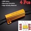 4Pcs 6ohm 50W LED Load Resistors Turn Signal Blinkers/Fog Lights Fix Hyper Flash