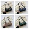Fashionable Vintage Shoulder Bag For Women Trendy Summer 2023 Collection Chic And Stylish Street Style Small Size Pu Material