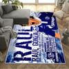 Ronaldo's Dynamic Leap Floor Mat Design for Outdoor Playrooms Foyer Living Rooms Anti-slip Rug Office home decor