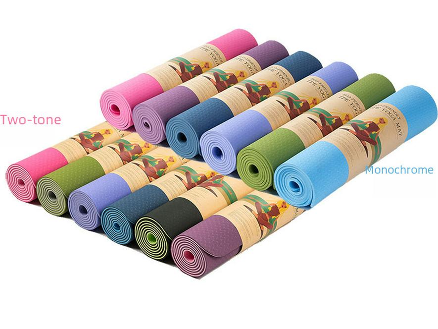 Улучшенный полиуретановый резиновый коврик для йоги и фитнеса с функцией скакалки