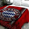 1PC FC Bayern Munchen Custom Name Patterned Flannel Blanket Suitable For All Seasons for Home Decor Warmth and Comfort Gifts Holiday Present