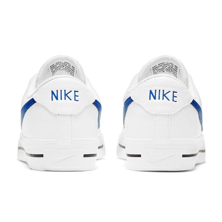 Nike Мужские кроссовки Court Legacy White Game Royal черные CU4150-101