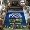 Chelsea Personalized Text Area Rug Perfect for Study room Balcony Bedrooms Outdoor Anti-slip Rug Decorate Offices Perfect Birthday/Christmas Gift Idea