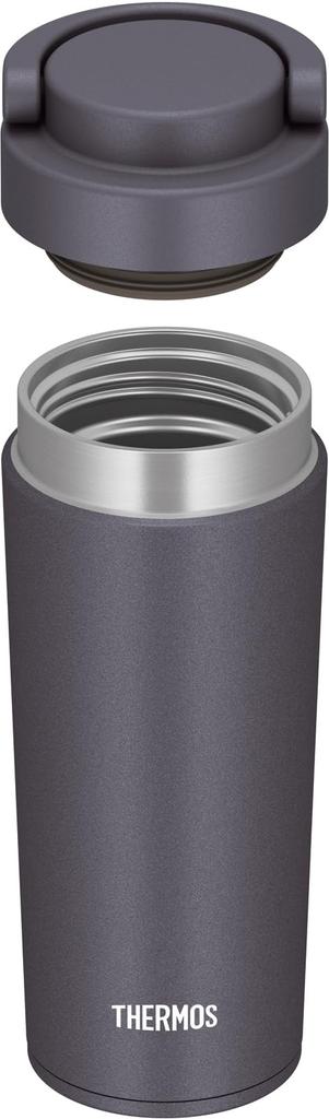 Безопасный термос для воды с вакуумной изоляцией, мобильный стакан с ручкой для переноски, 420 мл, металлик, серый MGY [модель для посудомоечной машины] JOV-420