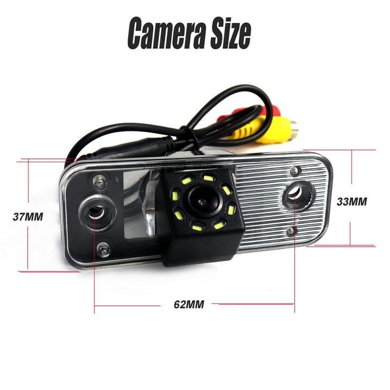Ccd Автомобильная резервная камера заднего вида IP67 водонепроницаемая, совместимая для Hyundai Santa Fe 2009 ~ 2012