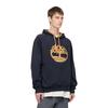 Timberland Мужские толстовки с капюшоном и принтом логотипа на шнурке, синие A69WN-433