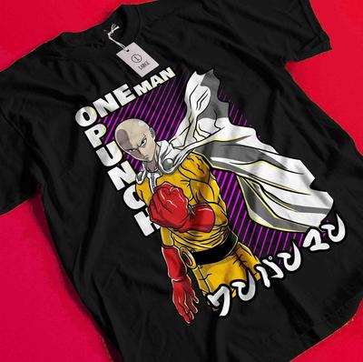 Футболка One Punch Man Футболка Сайтамы Футболка Гароу Футболка Фубуки Генос Аниме Манга Окей Футболка BB1163