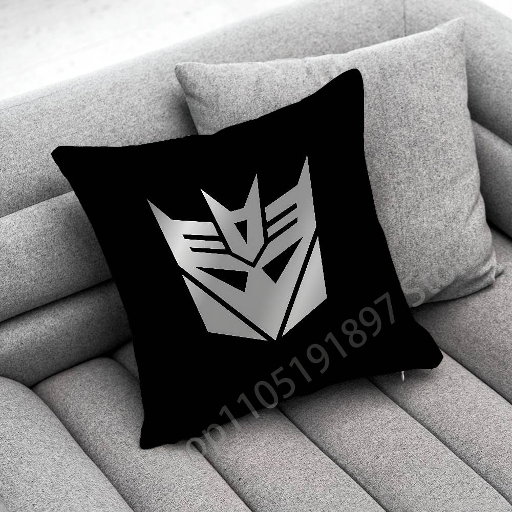 Чехол на декоративную подушку с логотипом T-Transformers для подушек 50x50см 30x30см 55x55см 45x45см 40x40см Квадратный чехол на подушку для кровати