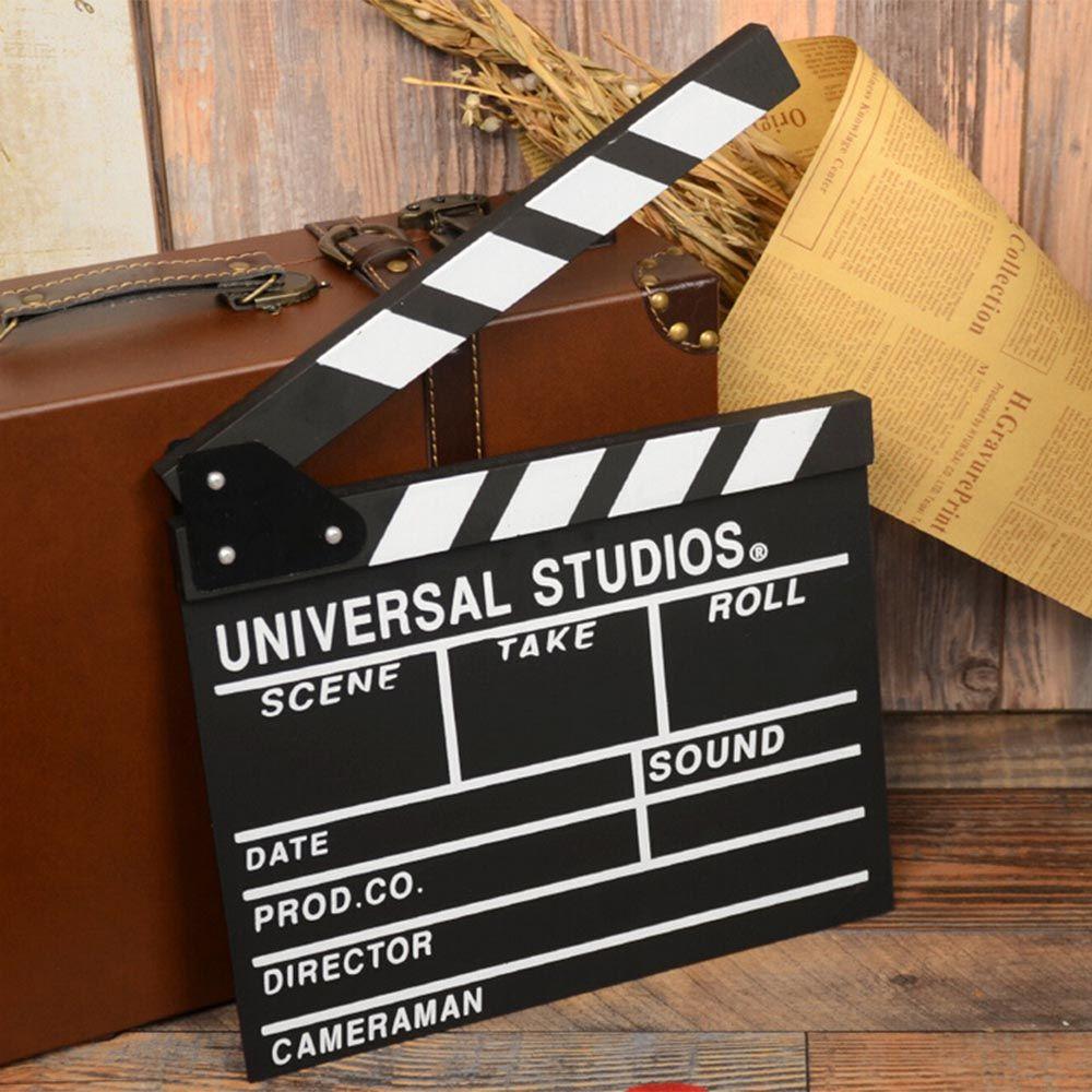 Photo Accessories Clapper Board Slate Director Video Clapboard TV Film Movie Shooting props