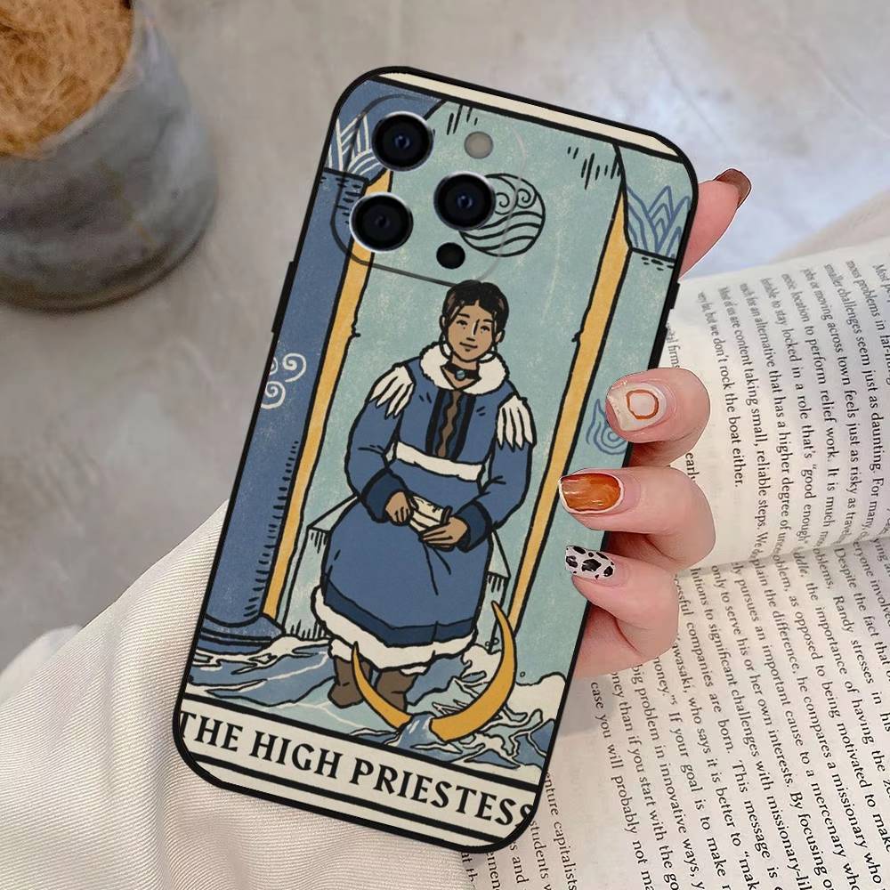 Чехол для телефона Tarot Аватар для iPhone 17, 16, 15, 14, 13, 12, 11 Plus, Pro Max, Другие Мягкий Черный Чехол