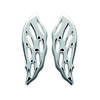 [L6340] - Silver Earrings 'Les Ailes d'Ange' Silver (rhodium-plated) - 13x5 Mm