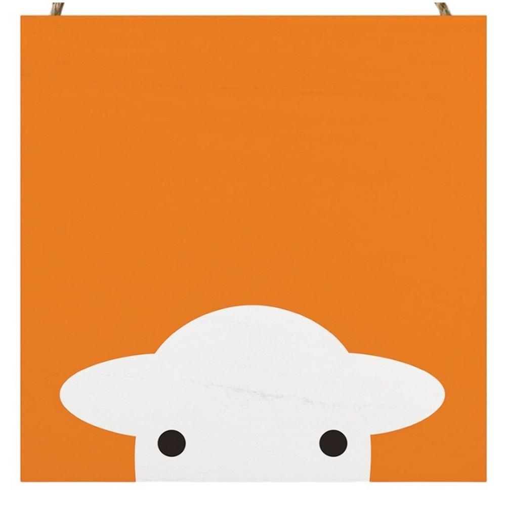 Herdy Orange Peep Plaque