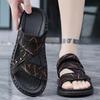 Мужская обувь 2024 Sandles Slippers для мужчин Sandals Leather Men's Sandals Cheap Summer Birkinstock Homme Adult Men's Sandal Genuine