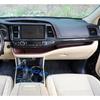 Carbon Fiber Center Air Vent Outlet Cover Trim For Toyota Highlander 2015-