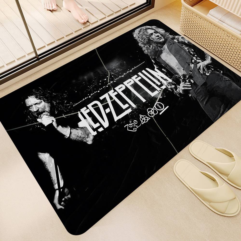 Rock Band L-Led Zeppelin Коврики для пола Ретро Множественный выбор Ковер для гостиной кухни Нескользящий Коврик-приветствие